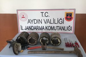 Dinamo ve bakır teli hırsızlığına 3'&uuml; kardeş 4 g&ouml;zaltı
