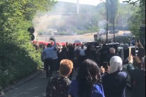 Almanya'da 'T&uuml;rk d&uuml;ğ&uuml;n konvoyu' g&uuml;ndem oldu