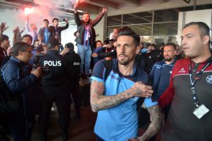 Bordo Mavili kafile İstanbul'a geldi