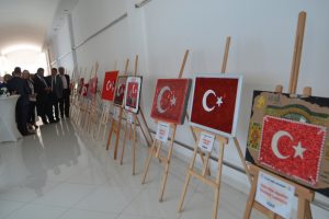 Bursa İneg&ouml;l'de "81 İlde Şanlı Bayrağımız Sergisi" a&ccedil;ıldı