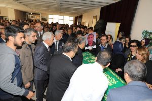 Mızraklı Do&ccedil;. Dr. Hilmi İsi'n cenaze t&ouml;renine katıldı