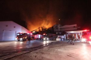 Denizli'de tekstil fabrikasında yangın