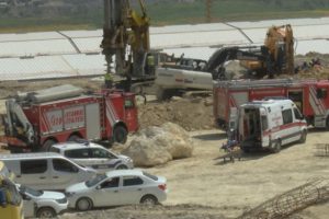 İstanbul Başakşehir'de inşaatta g&ouml;&ccedil;&uuml;k
