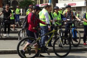 Bursa'da Yeşilay sağlıklı yaşam i&ccedil;in pedal bastı