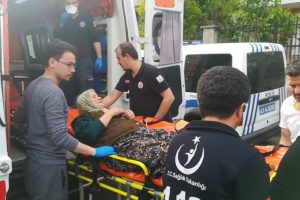 &Ccedil;ıkan yangında 2 kişi hastanelik oldu