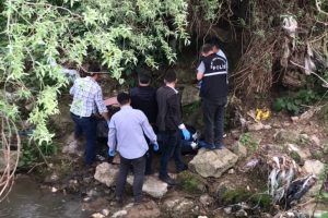 Bursa'da dere yatağında ceset bulundu