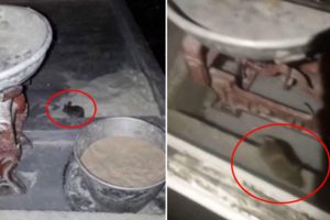 Pide fırınında skandal g&ouml;r&uuml;nt&uuml;