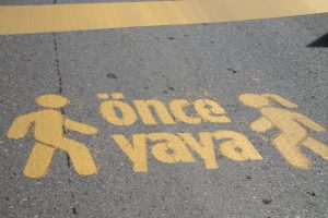 Bursa Gemlik'te "&ouml;nce yaya" &ccedil;alışması