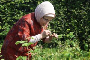 Emine Erdoğan'dan Nezahat G&ouml;kyiğit Botanik Bah&ccedil;esi'ne ziyaret