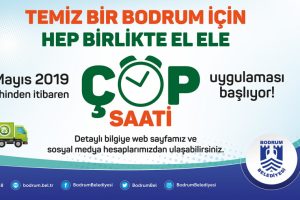 Bodrum'da '&ccedil;&ouml;p saati' uygulaması başlıyor
