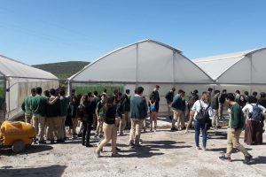 &Ouml;ğrenciler, a&ccedil;ık cezaevindeki işletmeleri gezdi