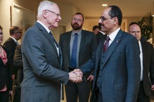 Cumhurbaşkanlığı S&ouml;zc&uuml;s&uuml; Kalın, James Jeffrey ile bir araya geldi