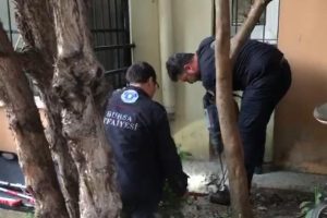 Bursa'da &ccedil;izgi film senaryosu gibi olay (&Ouml;ZEL HABER)