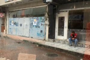 Bursa'da mayıs ayında fındık b&uuml;y&uuml;kl&uuml;ğ&uuml;nde dolu yağdı