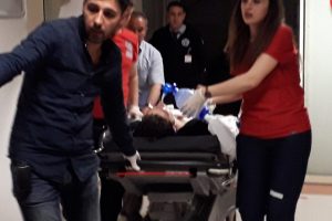 Elektrik akımına kapılan adam ağır yaralandı