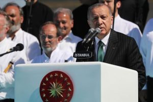 B&uuml;y&uuml;k &Ccedil;amlıca Camii'nde a&ccedil;ılış t&ouml;reni