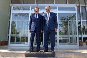 Bursa B&uuml;y&uuml;kşehir Belediye Başkanı Aktaş'tan yeni Rekt&ouml;r Kılavuz'a hayırlı olsun ziyareti