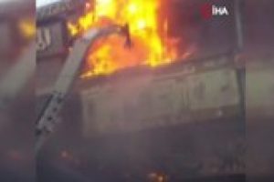 Kahire'de b&uuml;y&uuml;k yangın: 51 kişi yaralandı
