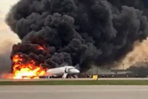 Yanan Rus u&ccedil;ağının kara kutusu bulundu
