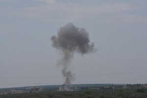 Azez'de &Ouml;SO'dan, ter&ouml;ristlerin taciz ateşine karşılık