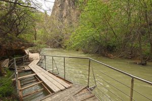 Tohma Kanyonu'nun kapalı b&ouml;l&uuml;mleri turizme kazandırılıyor