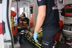 Motosikletin &ccedil;arptığı 12 yaşındaki &ccedil;ocuk yaralandı