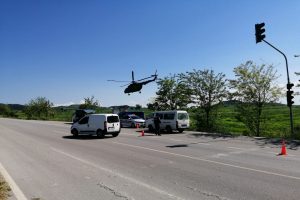 Balıkesir'de trafik havadan denetlendi