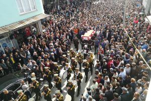 Şehit Piyade Er G&ouml;rkem Akkuş'u son yolculuğuna uğurladı