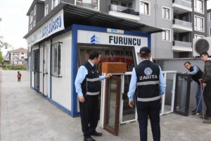 Kaldırım işgaline izin yok