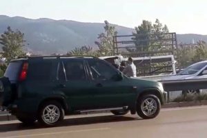 Bursa'da iftar saati yol kavgası kamerada