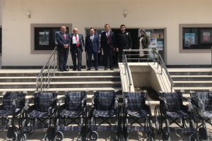 Bursa'da engelli hayırsever, engellilere umut oldu