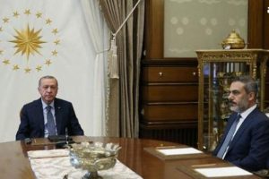 Cumhurbaşkanı Erdoğan, Hakan Fidan'ı kabul etti