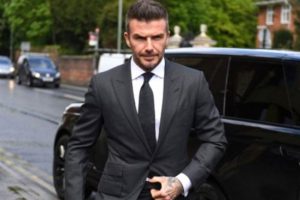 David Beckham'a 6 ay ara&ccedil; kullanma yasağı