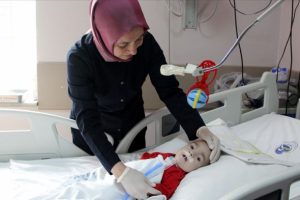 'İyileştiğinde yavrumu kucağıma alıp koklayacağım'