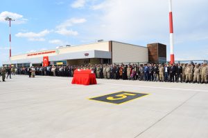 Şehit asker t&ouml;renle memleketine uğurlandı
