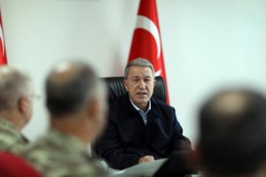Bakan Akar: İdlib sınırına geri &ccedil;ekilmeleri sağlanmalı