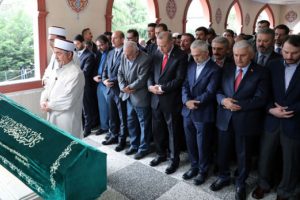 Cumhurbaşkanı Erdoğan, cenaze t&ouml;renine katıldı