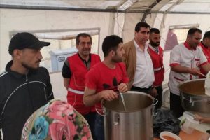 Kızılaydan sel mağduru &ccedil;ift&ccedil;ilere destek