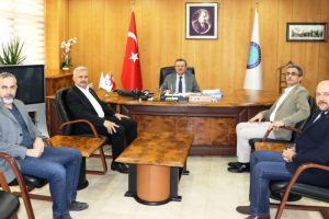 Bursa İMSİAD'dan rekt&ouml;r Kılavuz'a hayırlı olsun