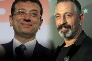 Ekrem İmamoğlu, Cem Yılmaz'ın g&ouml;sterisini izledi