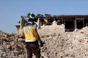 'İdlib Gerginliği Azaltma B&ouml;lgesi'nde Beyaz Baretliler'e hava saldırısı