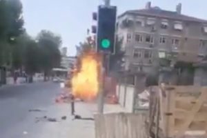 Patlamada hayatını kaybetmişti... Panik anları kameraya yansıdı