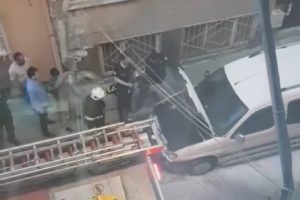 Bursa'da park halindeki kamyonet korkuttu