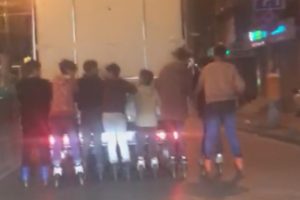 8 patenli gencin tehlikeli yolculuğu kamerada