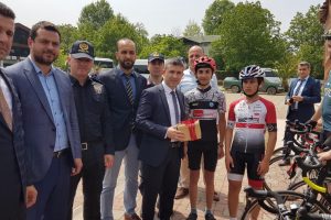 Selanik'ten alınan bayrak ve toprak Sapanca'da