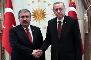 Cumhurbaşkanı Erdoğan, BBP Genel Başkanı Destici'yi kabul etti