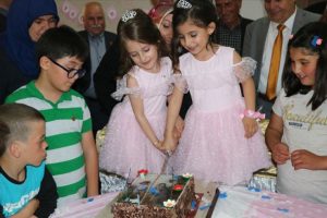 Şehidin emaneti ikizlere doğum g&uuml;n&uuml; s&uuml;rprizi