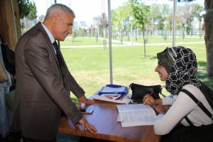 Başkan G&uuml;der gen&ccedil;lerle bir araya geldi