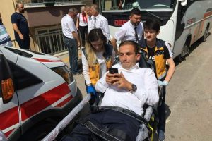 Yol verme kavgasında silahlar &ccedil;ekildi