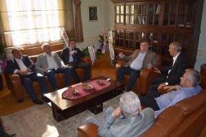 Bursa Yenişehir Belediye Başkanı Aydın futbol camiasını ağırladı